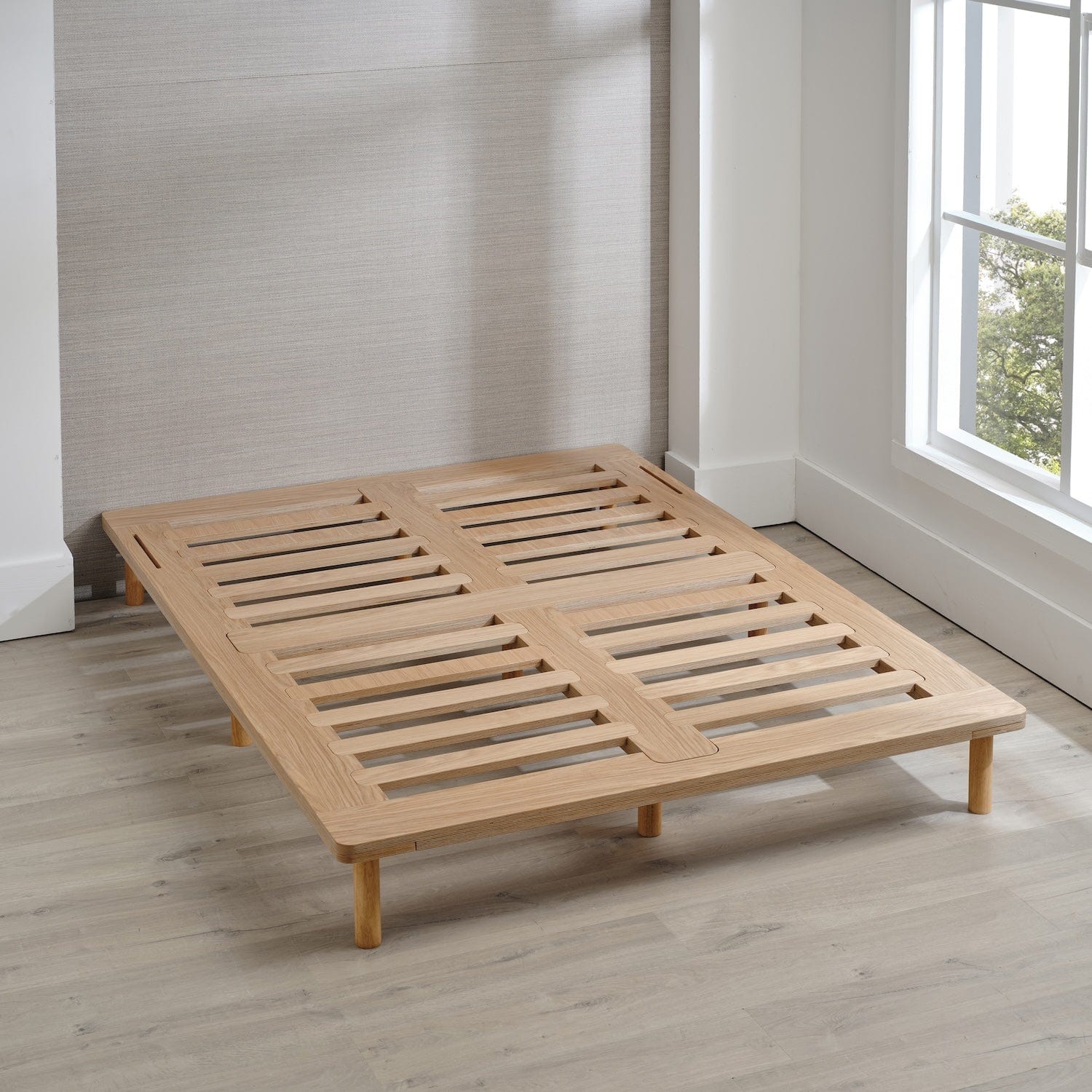 OTTY Nord Solid Birch Bed Frame - Image 2